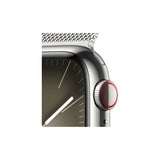 Apple Watch Series 9 GPS + Cellular 41mm – Silver Stainless Steel with Milanese Loop - Good