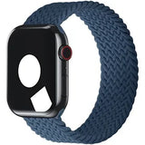 Apple Watch Series 9 GPS, 45mm Midnight Aluminium Case with Denim Braided Solo Loop - Size 8 - Good