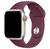 Apple Watch Series 9 GPS + Cellular, 45mm Pink Aluminium Case with Mulberry Sport Band - S/M - Good