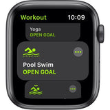 Apple Watch SE 1st Gen GPS + Cellular 44mm Space Gray Aluminium with Black Sport Band - ML - Acceptable