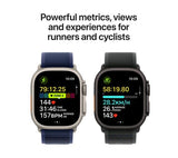 Apple Watch Ultra 2 Cellular 49mm Black Titanium with Dark Green Alpine Loop – Pristine