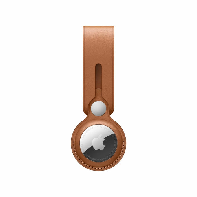 Apple AirTag Leather Loop - Saddle Brown
