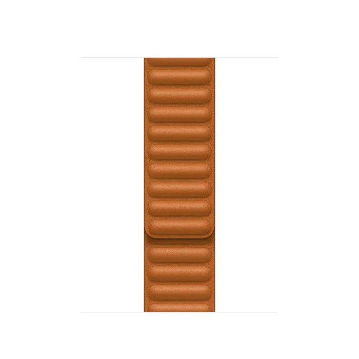 Apple Watch Leather Link Strap Golden Brown 41mm M/L
