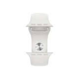 Apple Watch SE 1 GPS 40mm Silver Aluminium with White Sport Band - Good
