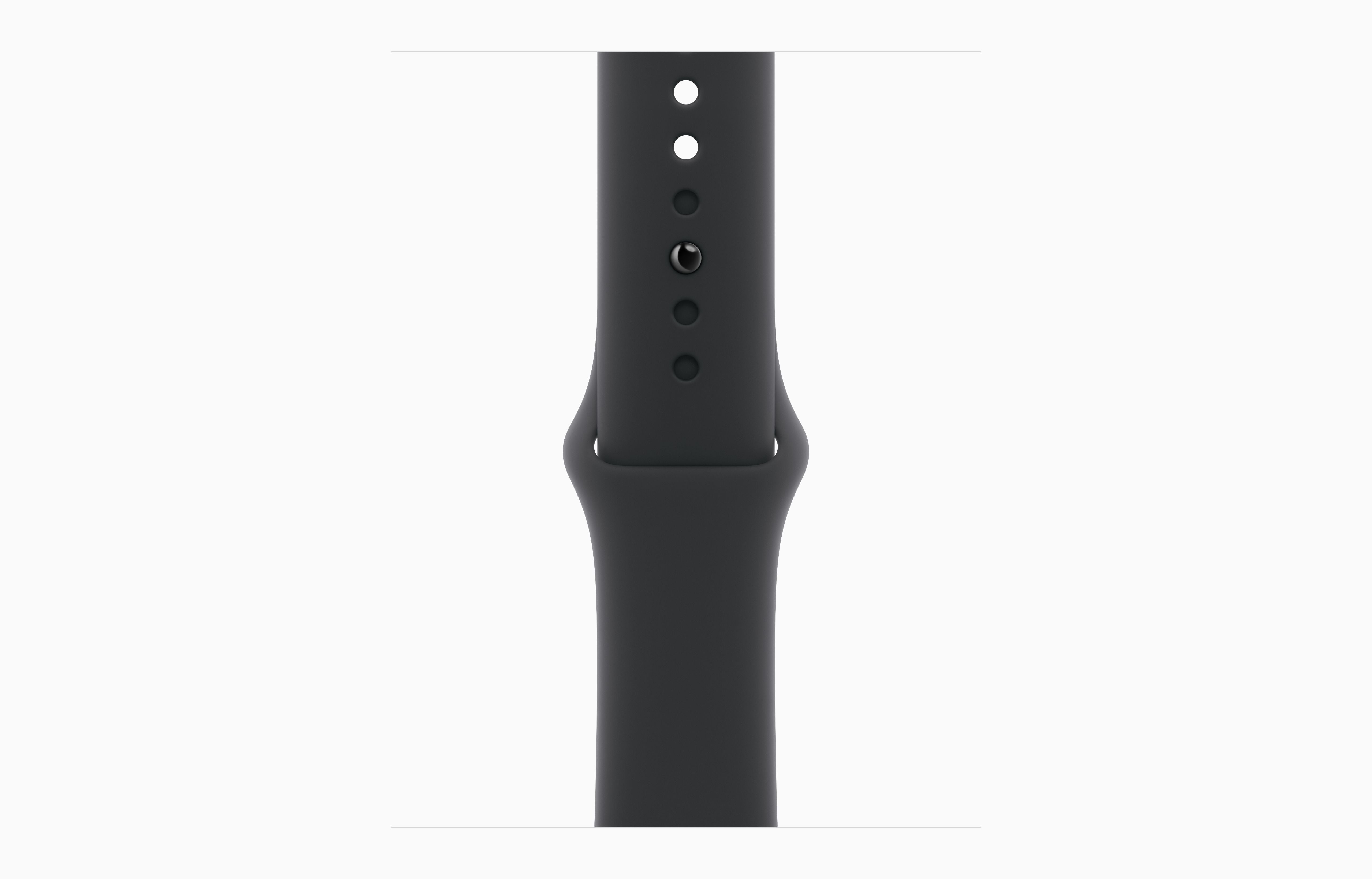 Apple Watch SE 2 GPS, 44mm Silver Aluminium Case with Black Sport Band - Good