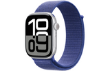 Apple Watch Series 10 GPS, 46mm Silver Aluminium Case with Ultramarine Sport Loop - Pristine