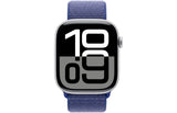 Apple Watch Series 10 GPS, 46mm Silver Aluminium Case with Ultramarine Sport Loop - Pristine