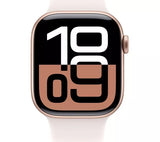 Apple Watch Series 10 GPS + Cellular, 46mm Rose Gold Aluminium Case with Light Blush Sport Band - M/L - Very Good