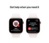 Apple Watch Series 10 GPS + Cellular, 46mm Rose Gold Aluminium Case with Light Blush Sport Band - M/L - Very Good