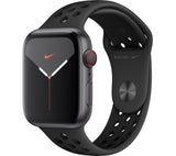 Apple Watch Series 5 GPS - Space Grey Aluminium with Anthracite & Black Nike Sports Band, 44mm