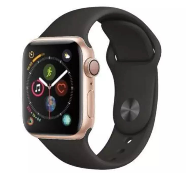 Apple Watch Series 5 - Gold Aluminium with Black Sports Band
