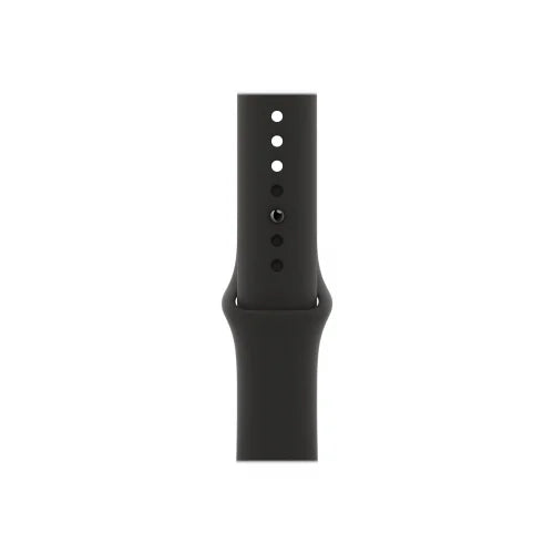 Apple Watch Series 6 GPS + Cellular - 44mm Graphite Stainless Steel Case with Black Sport Band - Pristine