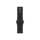Apple Watch Series 6 GPS + Cellular - 44mm Graphite Stainless Steel Case with Black Sport Band - Pristine