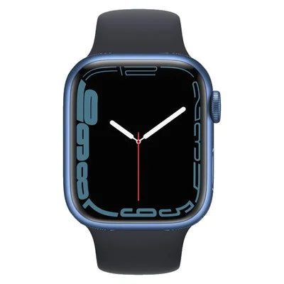 Apple Watch Series 7 GPS - Blue Aluminium with Midnight Sport Band - 45mm - Good