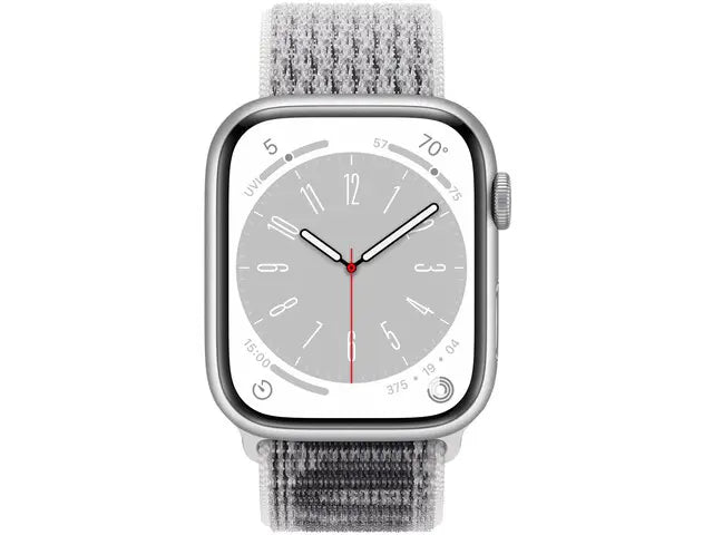 Apple Watch Series 8 GPS, 45mm Silver Aluminium Case with Nike Sport Loop - Good