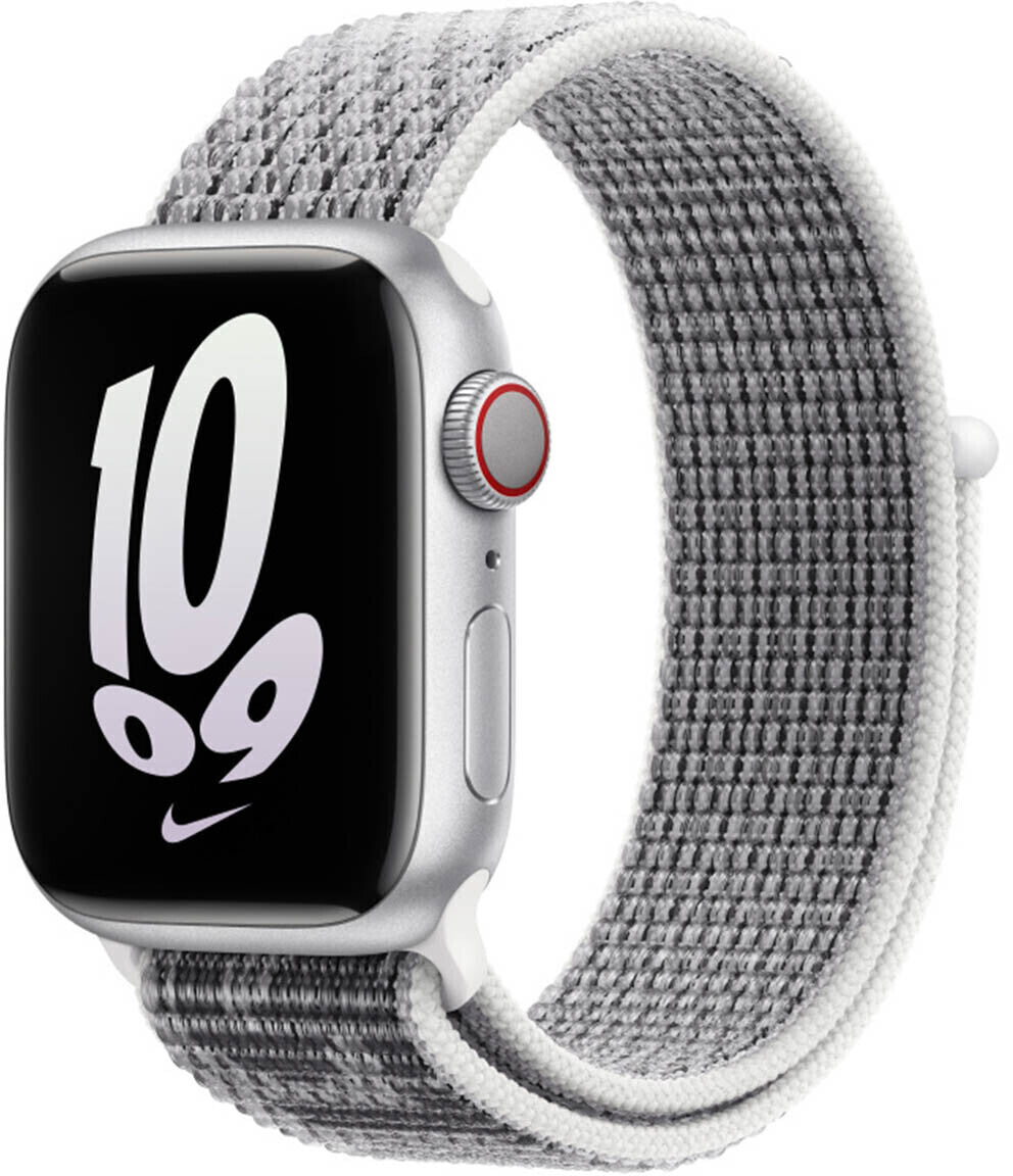 Apple Watch Series 8 GPS + Cellular, 45mm Silver Aluminium Case with Nike Sport Loop - Pristine
