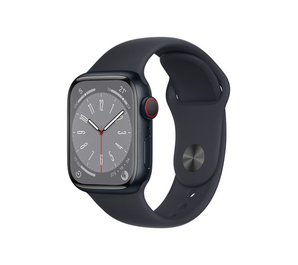 Apple Watch Series 8 Midnight Aluminium Case with Midnight Sport Band