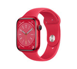 Apple Watch Series 8 GPS - (PRODUCT)RED with (PRODUCT)RED Sports Band, 45 mm - Pristine