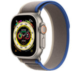 Apple Watch Ultra (GPS + Cellular), 49mm Titanium Case with Blue/Grey Trail Loop, M/L - Very Good