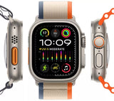 Apple Watch Ultra (GPS + Cellular), 49mm Titanium Case with Orange Ocean Band - Very Good