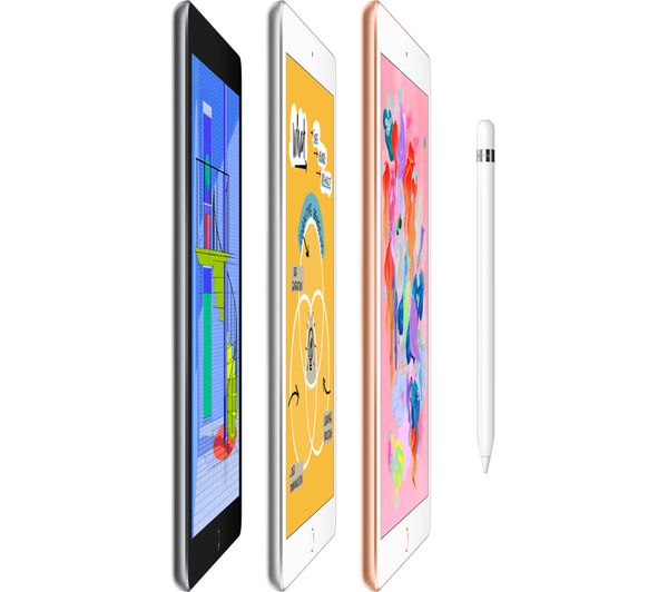 Apple iPad 6th Gen 32GB Wi-Fi + 4G Unlocked Gold Pristine