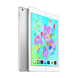 Apple iPad 6th Gen 32GB Wi-Fi + 4G Unlocked Silver Acceptable