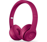 BEATS Solo 3 Neighbourhood Wireless Bluetooth Headphones - Brick Red - Very Good