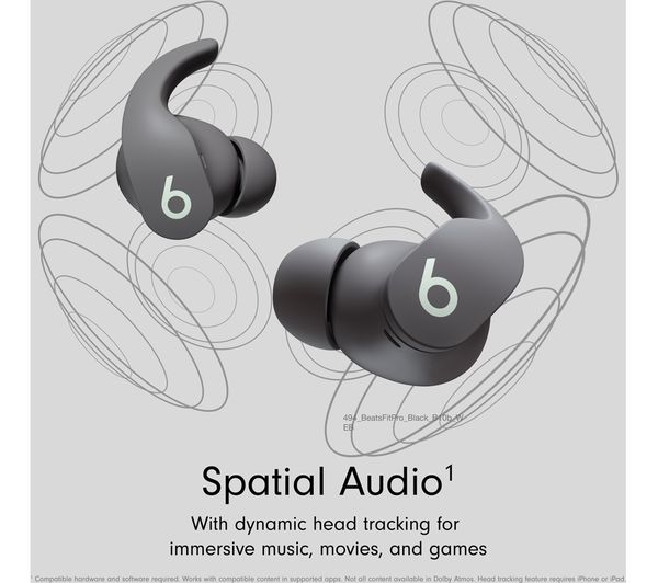 BEATS Fit Pro Wireless Bluetooth Noise-Cancelling Sports Earbuds - Sage Grey - Pristine