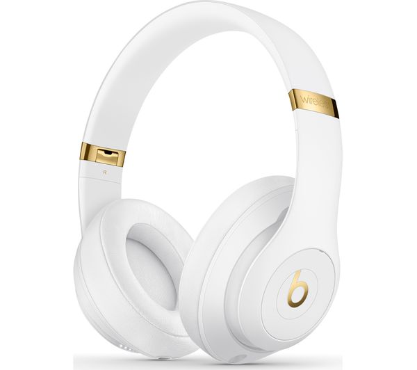 BEATS Studio 3 Wireless Bluetooth Noise-Cancelling Headphones - White - Very Good