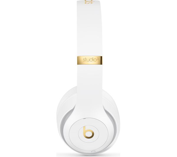 BEATS Studio 3 Wireless Bluetooth Noise-Cancelling Headphones - White - Very Good