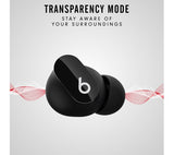 BEATS Studio Buds Wireless Bluetooth Noise-Cancelling Earbuds - Black - Pristine