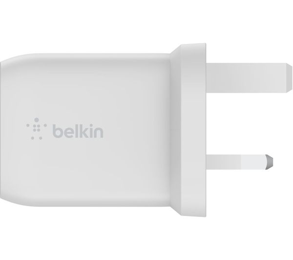 BELKIN WCA013myWH 65 W Dual USB Type-C Wall Charger
