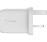 BELKIN WCA013myWH 65 W Dual USB Type-C Wall Charger