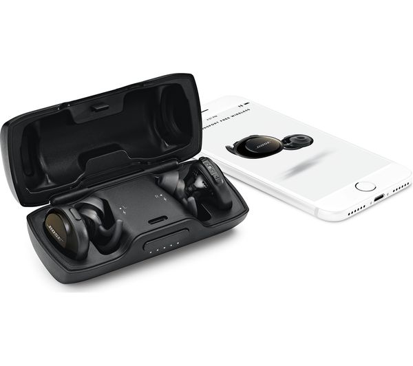 BOSE SoundSport Free Wireless Bluetooth Headphones - Black - Good