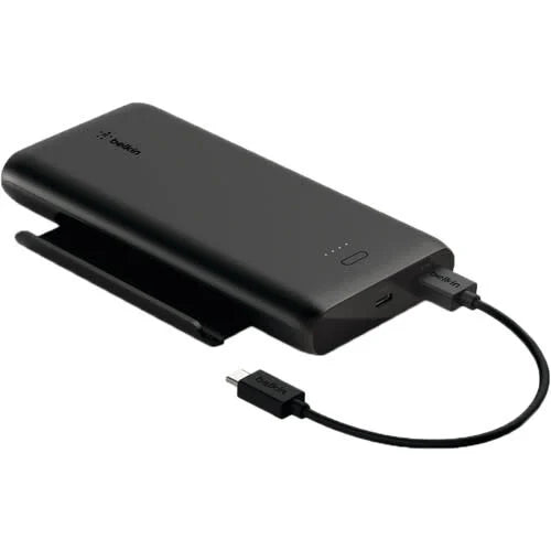 Belkin Gaming Power Bank with Stand (Play Series) 10K Portable Charger with Smartphone Stand (Watch Videos and Play Games While Charging) Battery Pack

