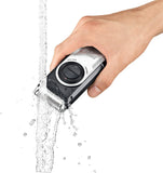 Braun PocketGo Mobile Shave Electric Travel Shaver, for On The Go, Fully Washable, M90, Black/Silver