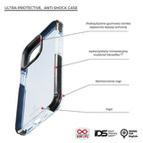 Cellularline Hard Case Tetra Back cover For Apple iPhone 14 Transparent, Black