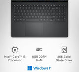 DELL Inspiron 15 3520 15.6" Laptop - Core i3-1215U, 8GB RAM, 256GB SSD, Black - Good