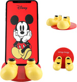 Disney Mickey Mouse Feet Mobile Phone Holder with Bonus Decal Sticker
