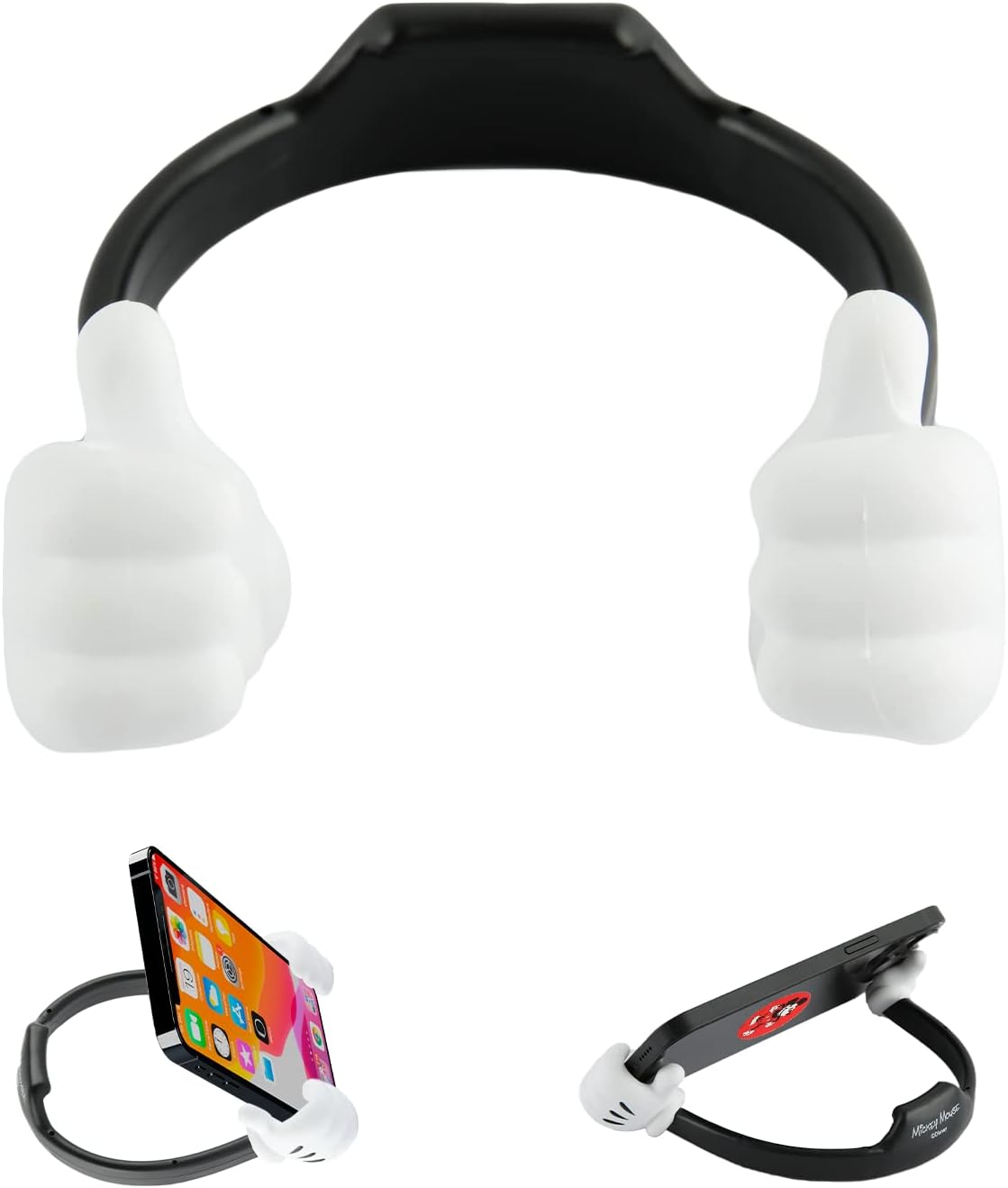 Disney Mickey Mouse Hands Mobile Phone Holder with Bonus Decal Sticker
