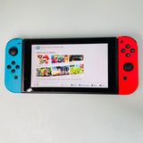 Nintendo Switch V2 (Neon Red/Neon Blue) Very Good Condition REF#ST3652