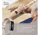 FITBIT Luxe Fitness Tracker - Lunar White & Soft Gold - Acceptable
