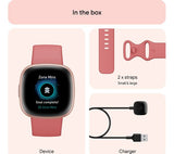 FITBIT Versa 4 Smart Watch - Pink Sand & Copper Rose - Acceptable