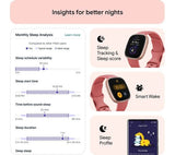FITBIT Versa 4 Smart Watch - Pink Sand & Copper Rose - Acceptable