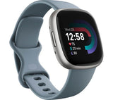 FITBIT Versa 4 Smart Watch - Waterfall Blue & Platinum