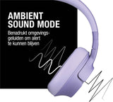FRESH N REBEL Clam Fuse Wireless Bluetooth Noise-Cancelling Headphones - Dreamy Lilac, Purple