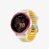 Garmin Forerunner 570 42mm Raspberry Aluminium with Translucent Bone/Mango Band – Good