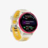 Garmin Forerunner 570 42mm Raspberry Aluminium with Translucent Bone/Mango Band – Good