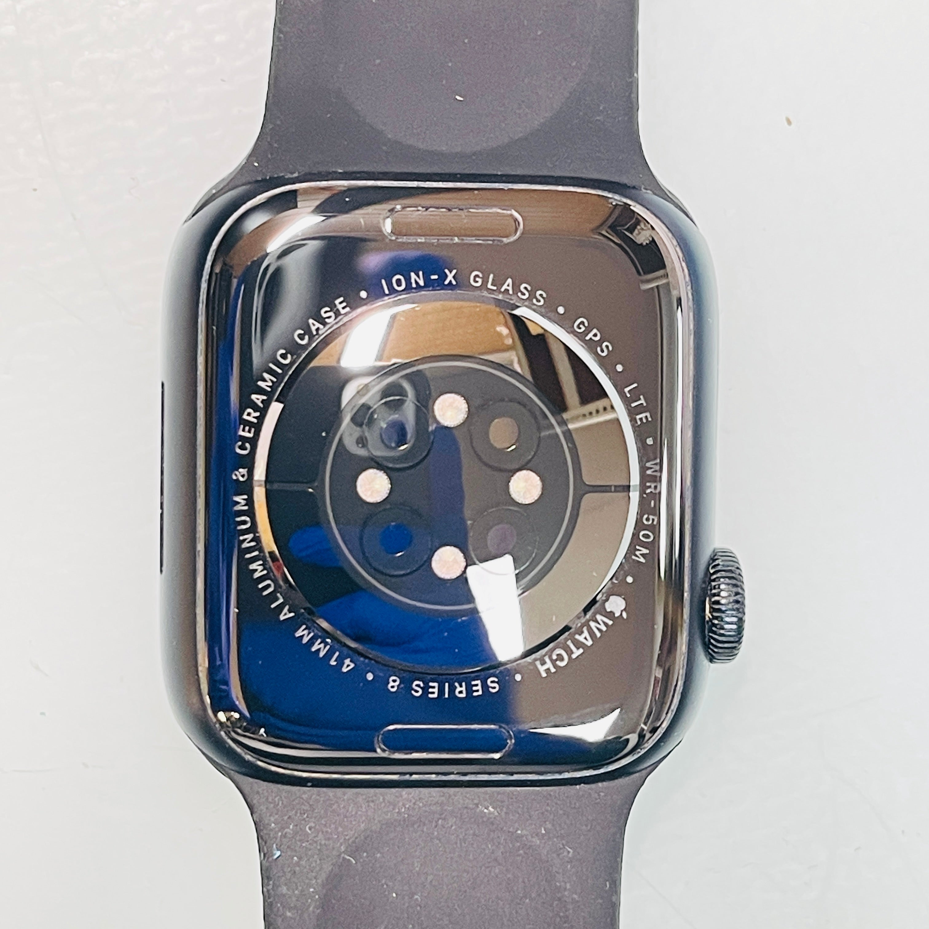 Apple Watch Series 8 GPS+Cellular Aluminium 41MM Midnight Pristine Condition REF#64587