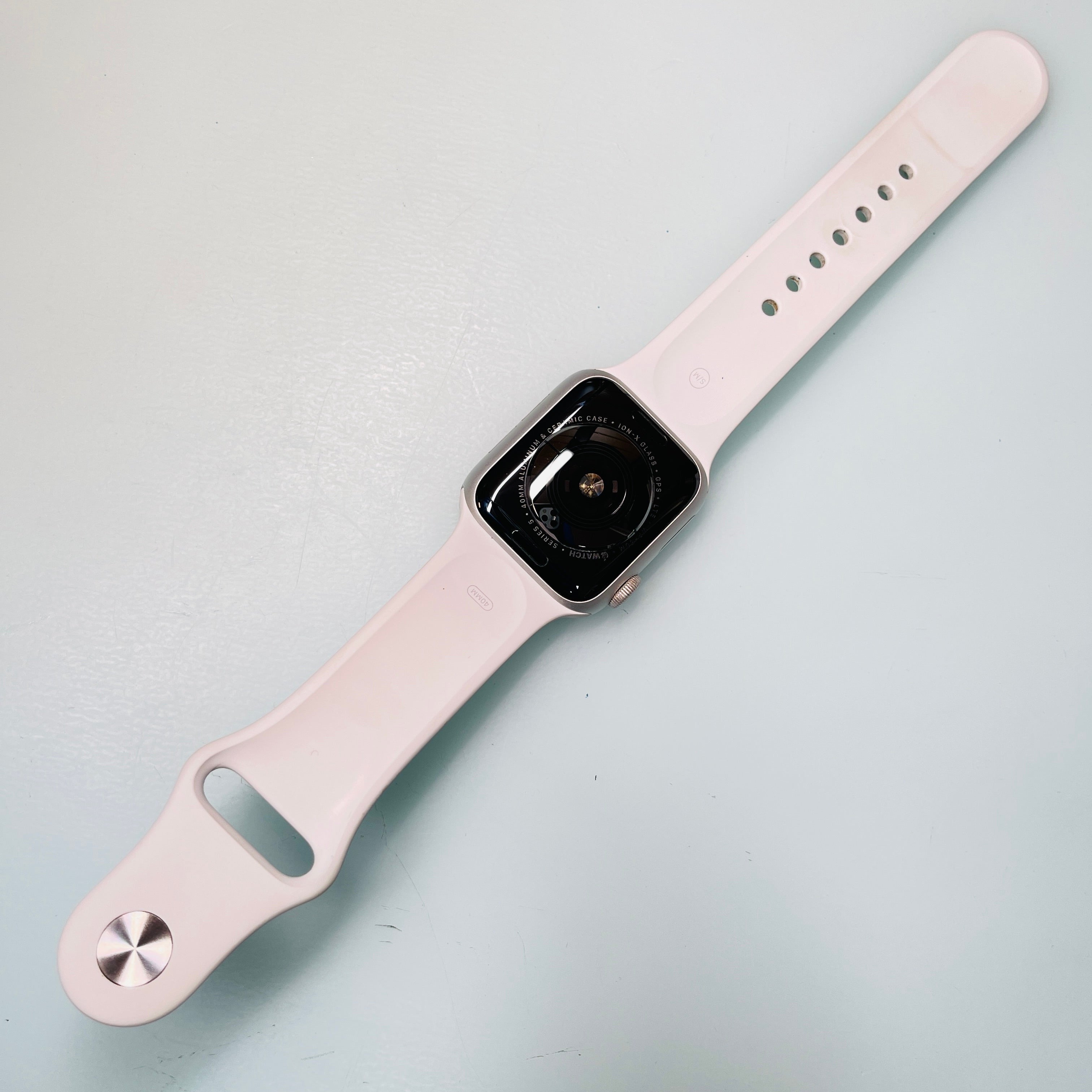 Apple Watch Series 5 GPS+Cellular Aluminium 40mm Silver Acceptable Condition REF#ST3005